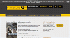 Desktop Screenshot of motorradanhaenger24.com