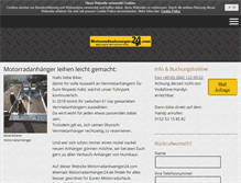 Tablet Screenshot of motorradanhaenger24.com